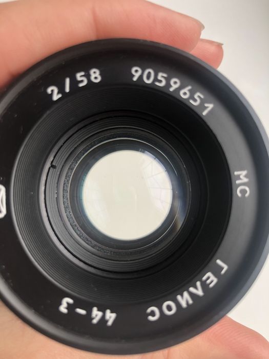 Дзеркальний плівковий фотоапарат Зеніт-ЕТ+ об'єктив МС Геліос 44-3 2/58мм