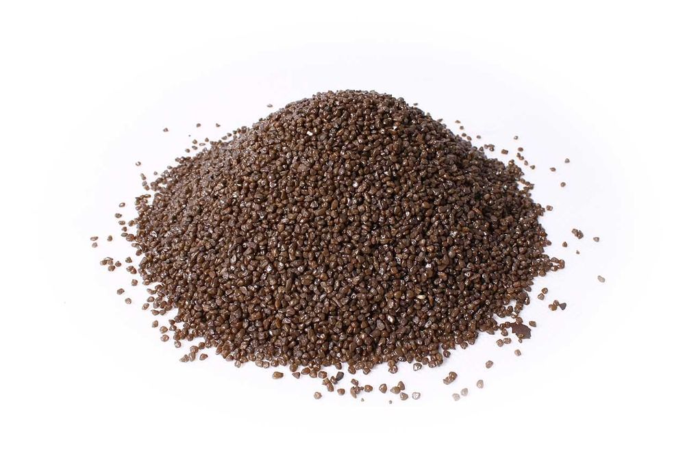 Brązowy żwirek, piasek kwarcowy do akwarium 2-3mm 1kg
