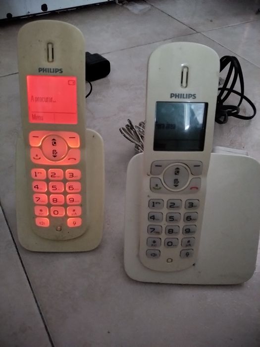 Telefone sem fio 2  Philips com ramal