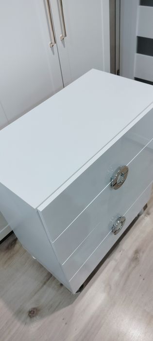 Komoda Ringo BRW biały połysk