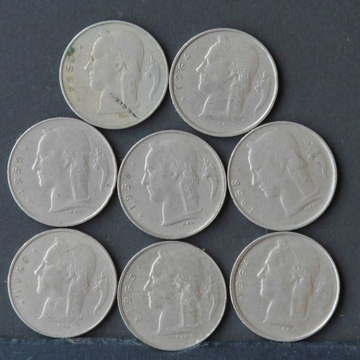 Belgica lote com 8 moedas - olx X10155