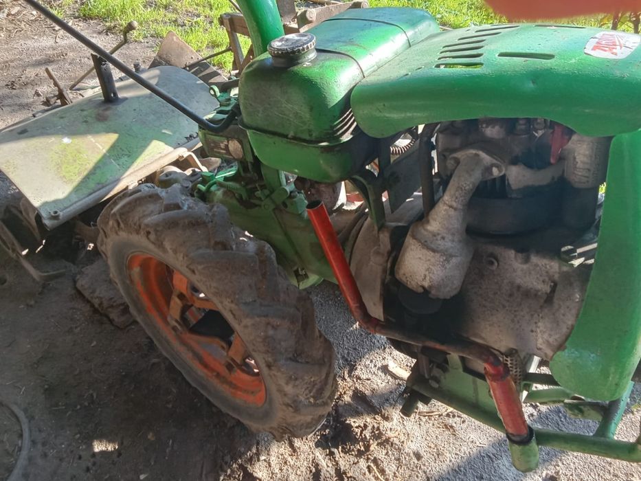 Motocultivador a gasólio, 1700. fresar arado arrancador