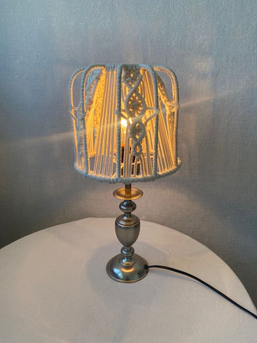 Lampa Honsel / abażur makrama