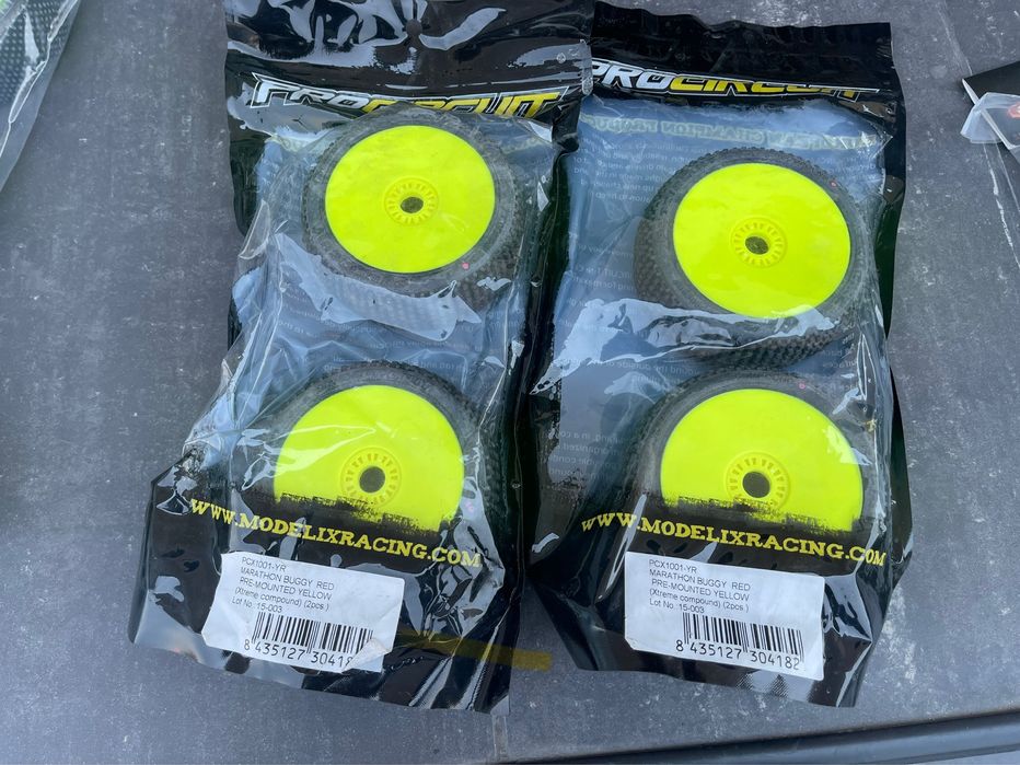 Conjunto de 3 Packs Novos de Pneus Buggy Nitro (12 Pneus)