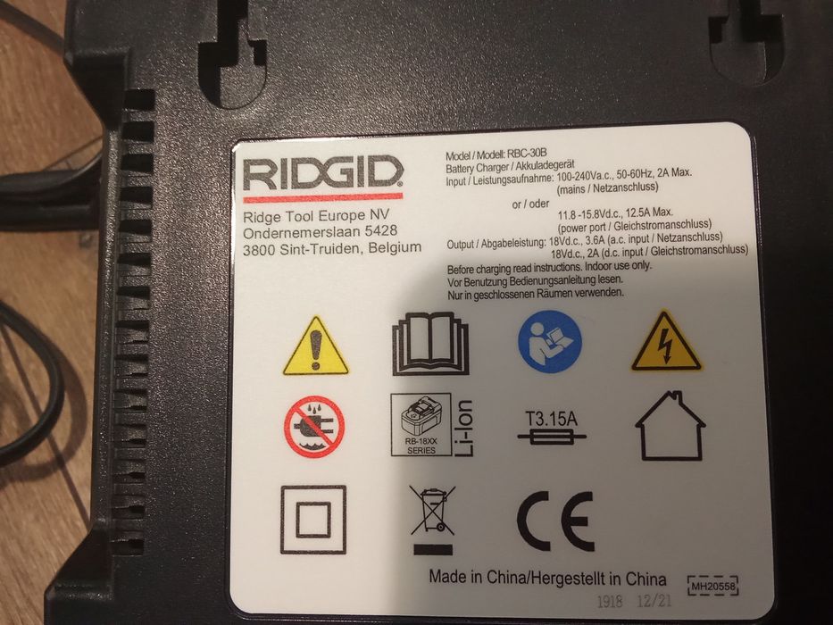 Prasa do rur ridgid mini cały komplet nowa oryginał