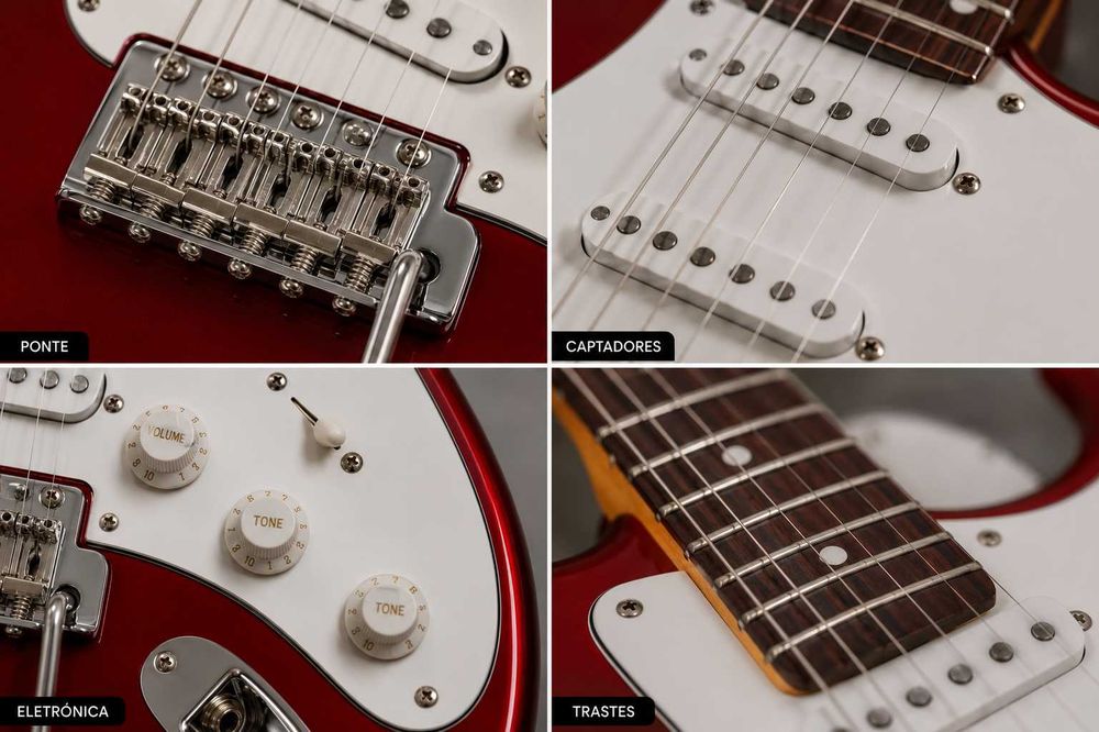 Fender Standard Stratocaster Candy Apple Red (Made in Mexico) – Como Nova