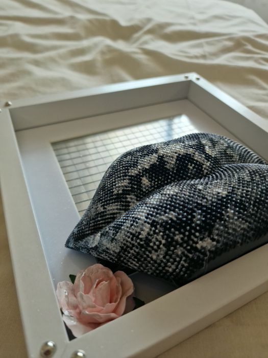 Moldura branca 3D