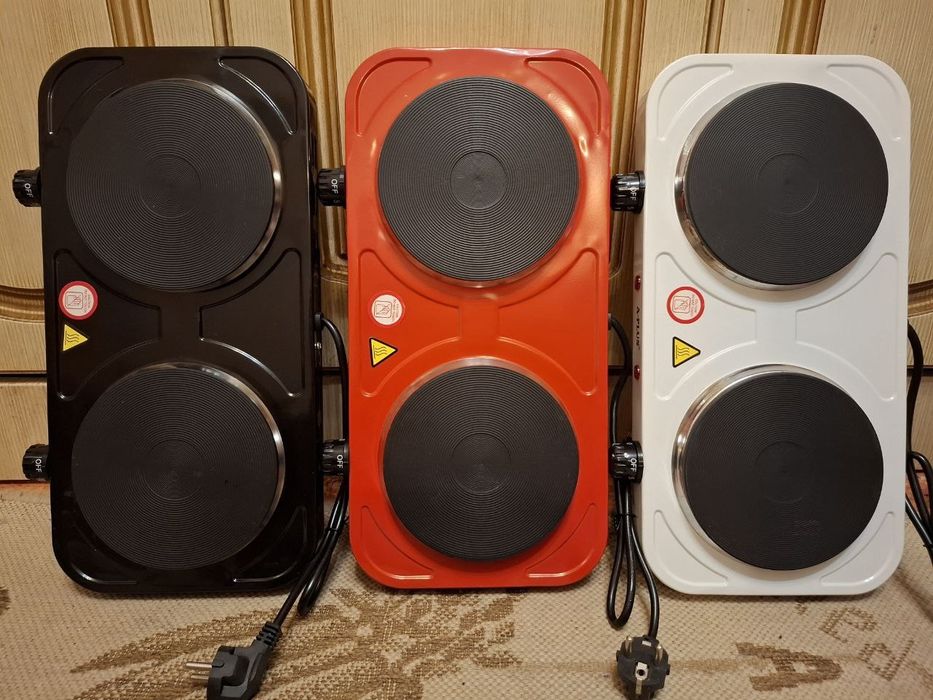 Электроплита диск блин 2кВт по 1кВт Дискова електрична настільна плита