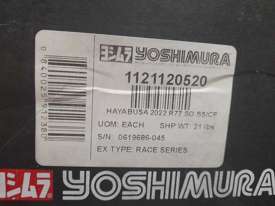 Ponteiras Escape – YOSHIMURA R-77 Suzuki GSX-R 1300 Hayabusa GEN 3