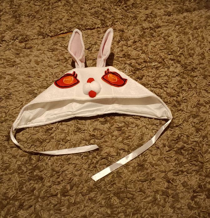 Królik Króliczek czapka do przebrania do stroju UNISEX