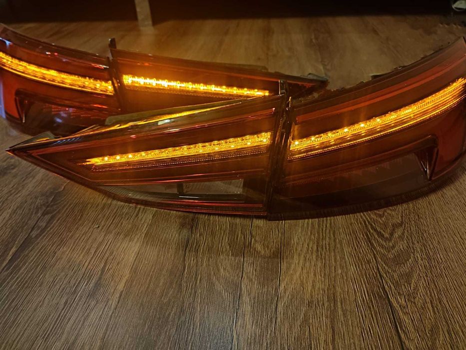 Przerobka lamp z USA na EU pomaranczowy kierunek AUDI Porsche