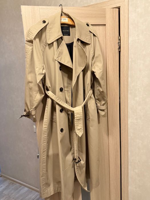 Тренч Massimo Dutti зі 100% бавовни