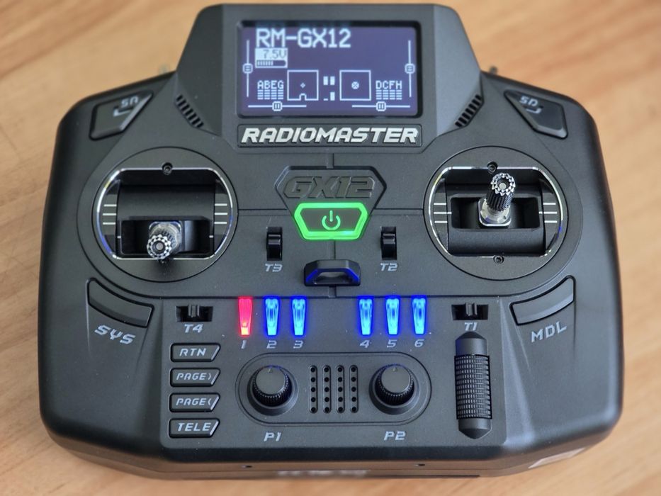 RadioMaster GX12 ELRS Dual-Band Gemini M2