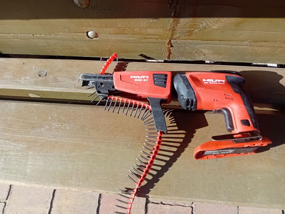 Wkrętarka z magazynkiem do płyt gk , osb. Hilti  sd5000 a22 magazynek