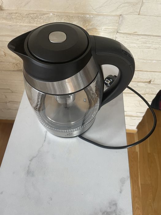 Czajnik elektryczny Kesser Schwarz 2200 W 1,8 L szklany