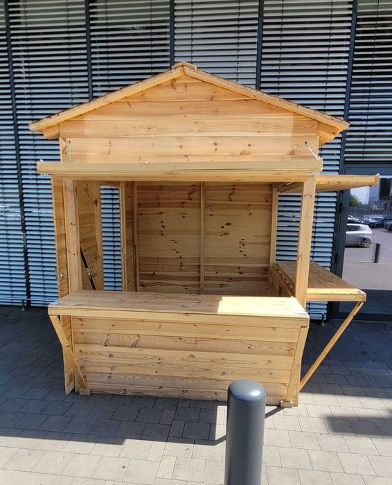 Stoisko drewniane handlowe, stragan, budka 2600 zł
