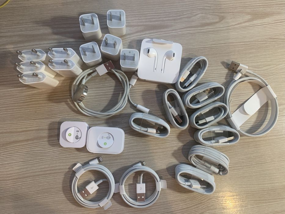 Кабель Lightning, перехідник lightning 3.5 jack, амбушури