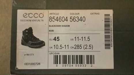 Ботинки мужские Ecco Biom Venture TR 44р GORE-TEX (Оригинал)