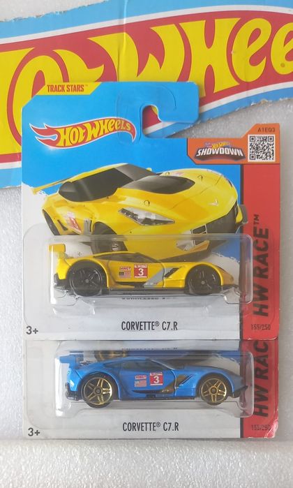 Conjunto 2 Corvette c7.r hot wheels