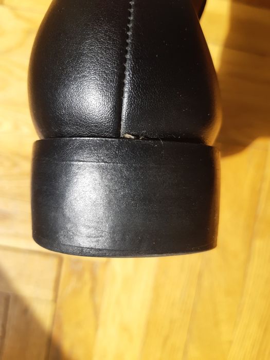 Mazaro wloskie ocieplane kozaki z naturalnej skóry. Jak Massimo Dutti