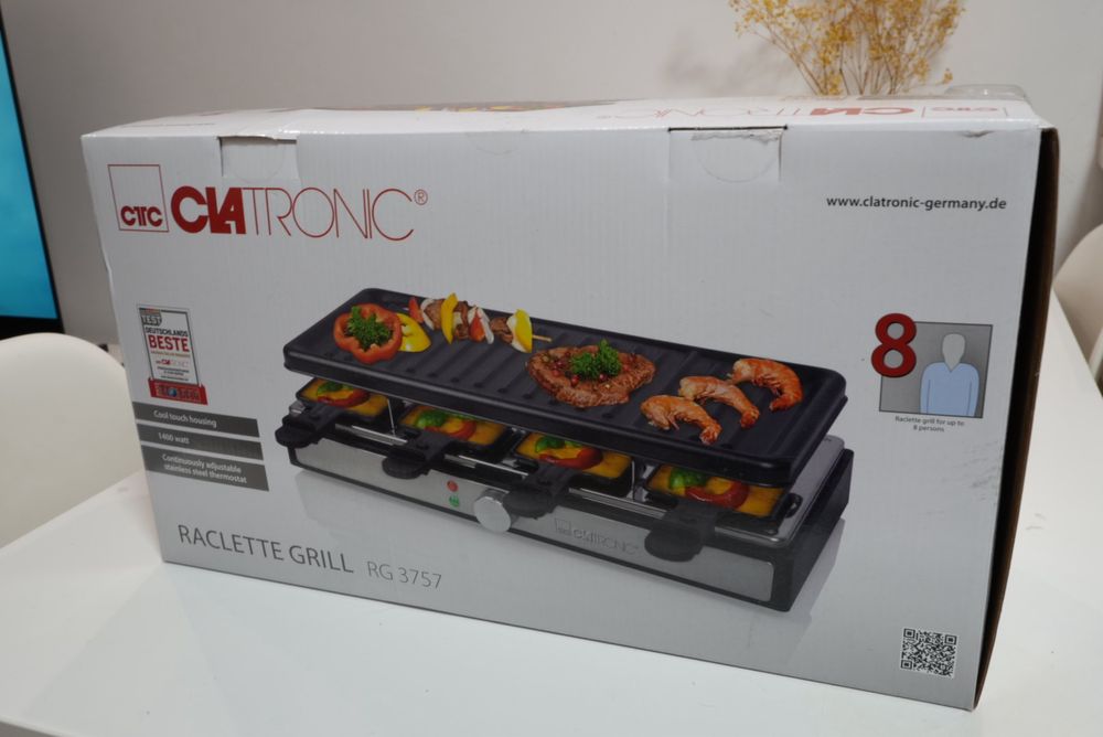 Grill elektryczny Raclette RG3757 – nowy, edycja Coca-Cola
