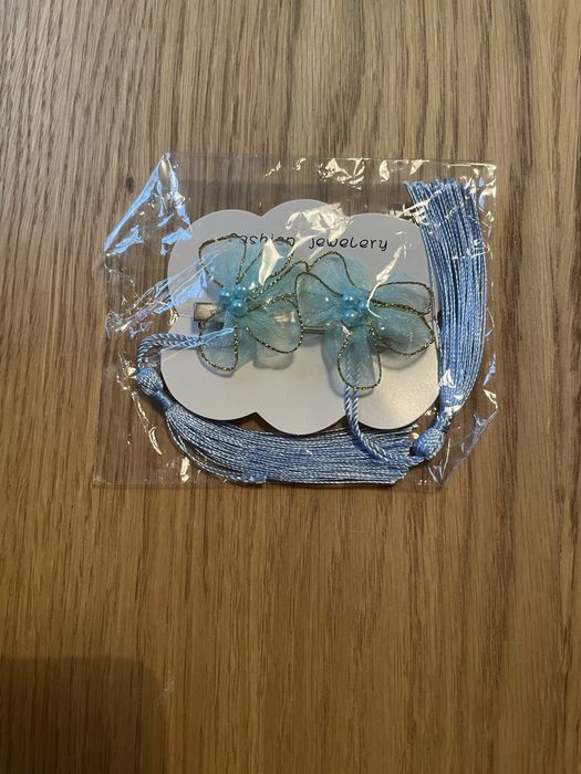 Niebieskie spinki do włosów Fashion Jewelery