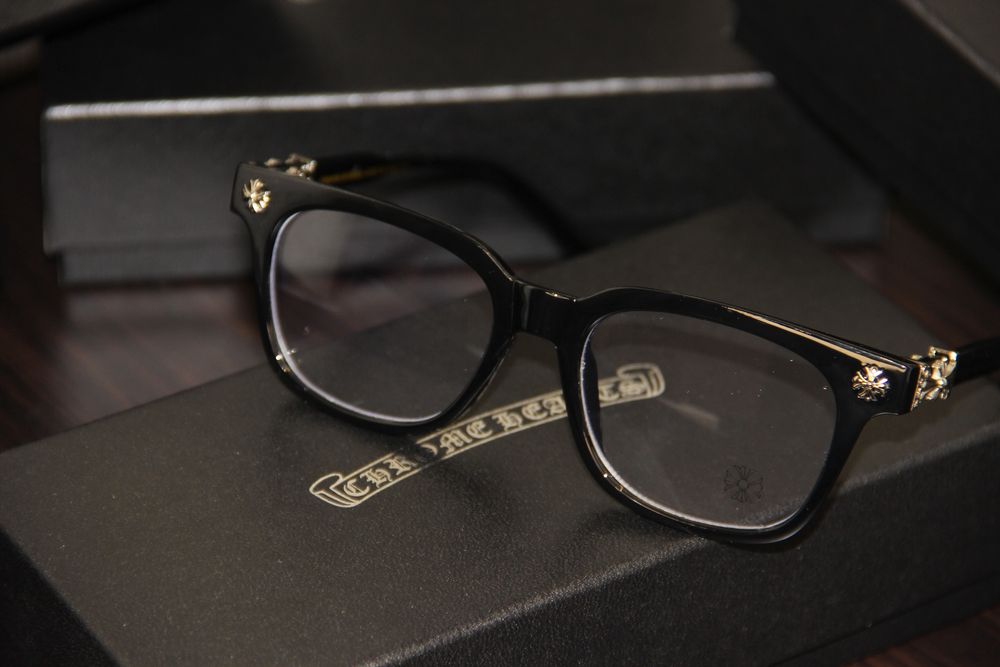 Очки Chrome Hearts Хром Хартс чорні