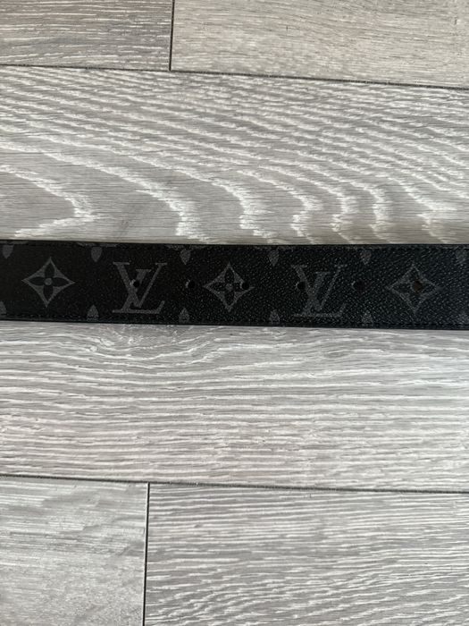 Pasek LV monogram black