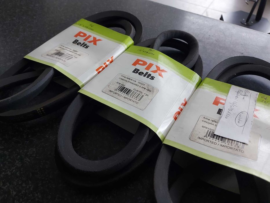 Correias Originais JA&MA SPB-1500 - para Triturador de Martelos Reboal