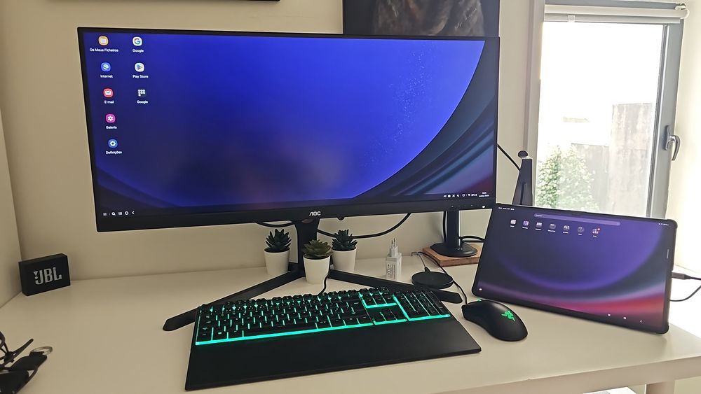 Teclado e rato gaming RAZER (novos c/garantia)