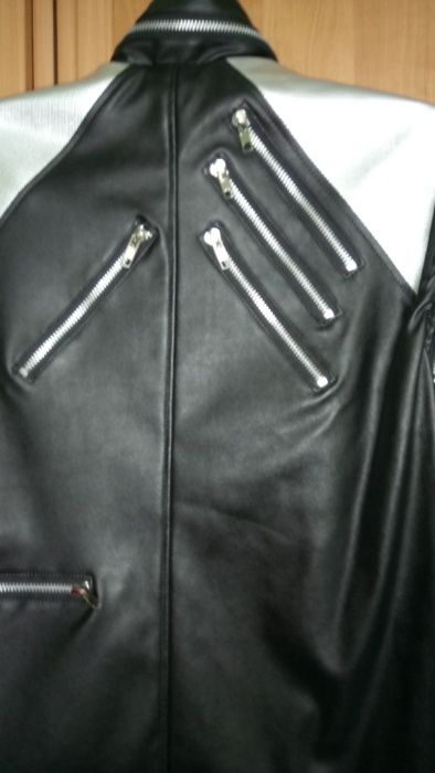 КурткаMJ Майкл Джексон46-48M мото косуха мужская унисекс новая супер