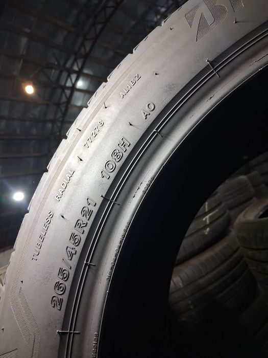 шины б/у 265/45 R21 Bridgestone Alenza 001