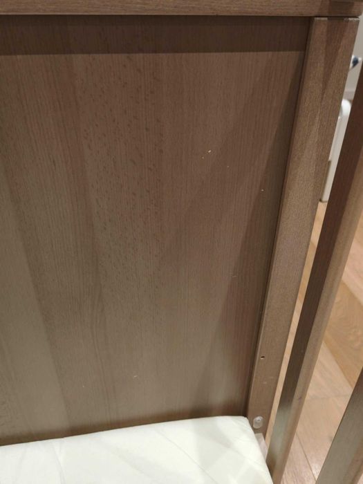 SUNDVIK łóżko dziecięce, brązowe, 60x120 cm