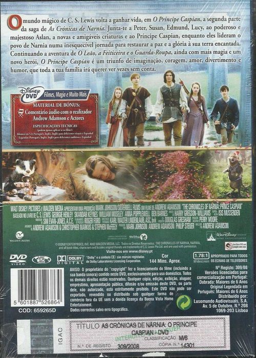 The Chronicles of Narnia: Prince Caspian (New) (2008)64552900500995121