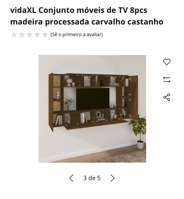 Móvel por módulos de sala