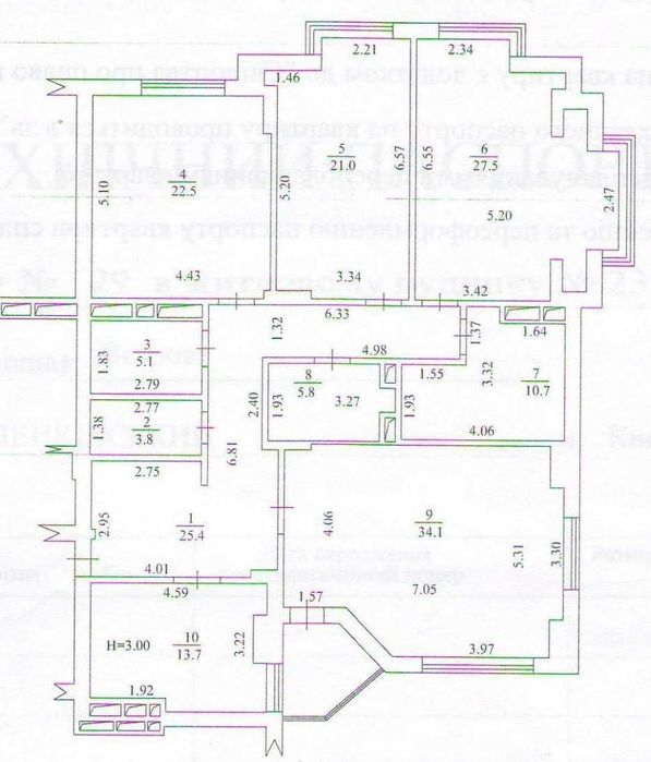 Оренда 4к квартири в Києві, Назарівська вул. 23А Без комісії