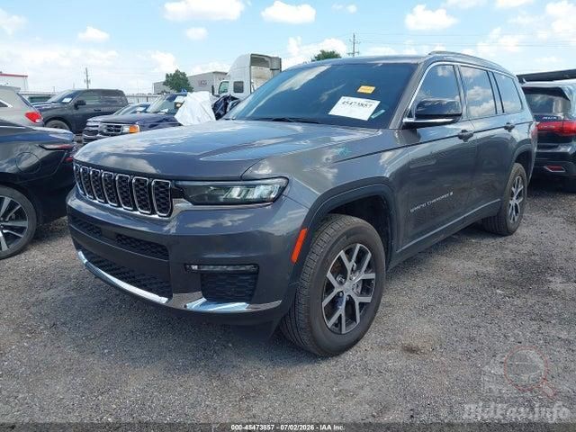 Jeep Grand Cherokee L Limited 4X4 2024 USA АВТОРОЗБОРКА бампер капот кришка багажника двері крило підрамник балка важіль ричаг рейка фара ліхтар