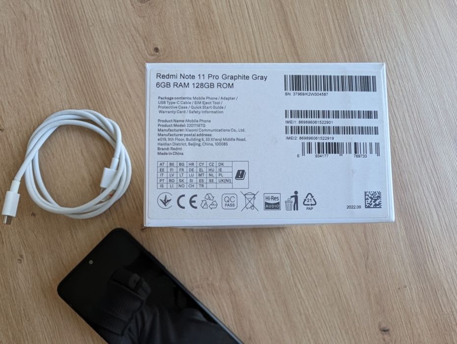 Xaomi redmi note 11 pro