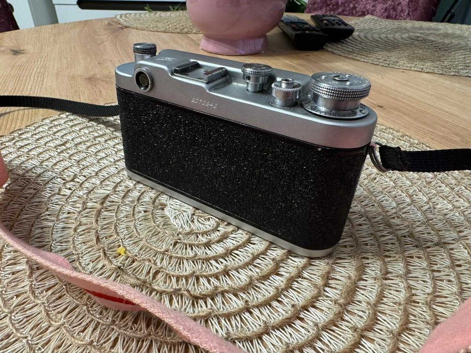 FED-2 + Industar-26M 2.8/52, pasek ZENIT, futerał, USSR, 1961 rok.