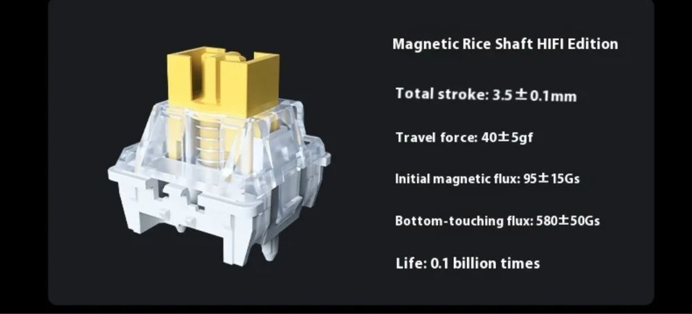 Беспроводная механическая магнитная клавиатура Ajazz ak820 max 75%
