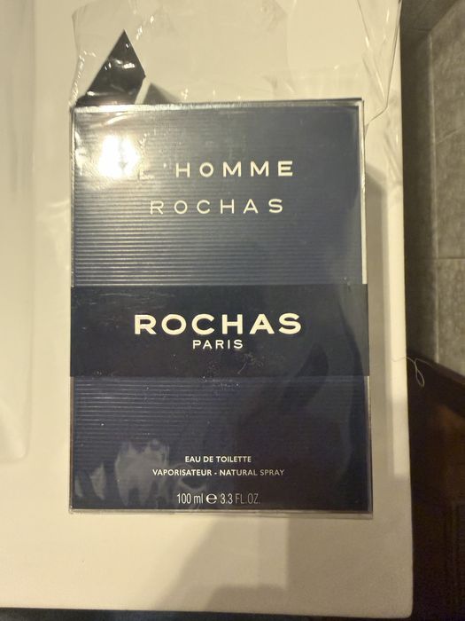 L’homme Rochas EDT 100 ml em caixa usado só uma vez, novo 100Ml