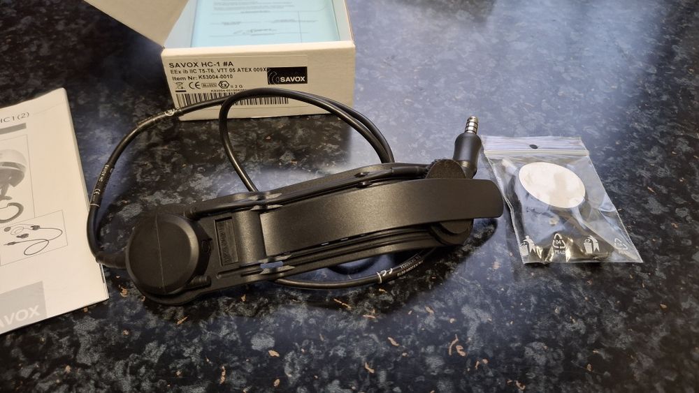 Słuchawka z mikrofonem kostnym Savox HC-1 ATEX