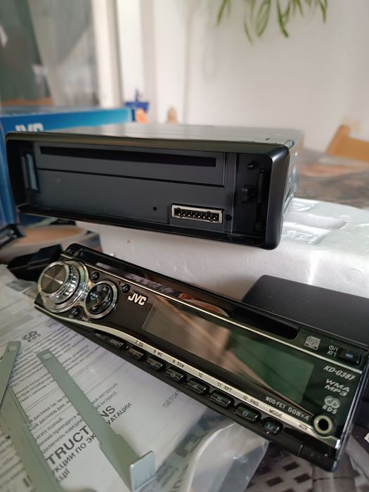 автомобильный CD-ресивер JVC KD-G387. Магнитола нова