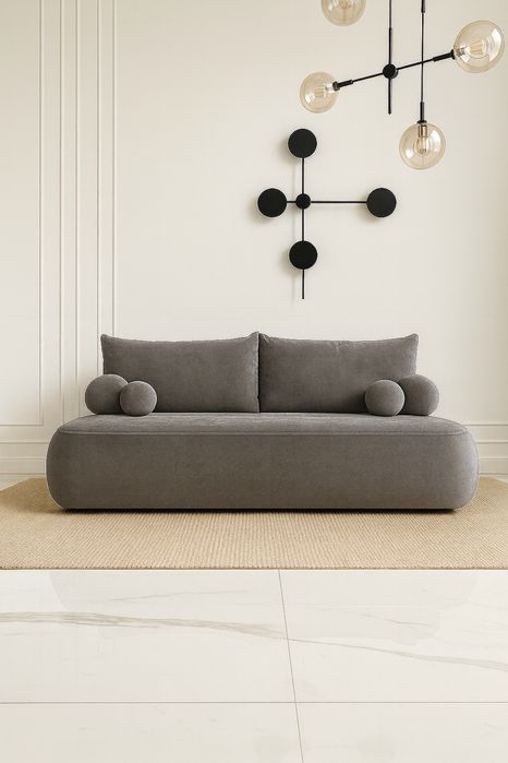 Kanapa Rozkładana z pojemnikiem poduszki kulki Producent