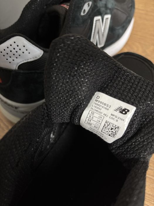 Кросівки New Balance 990v3 Made In USA 'Black' M990BS3