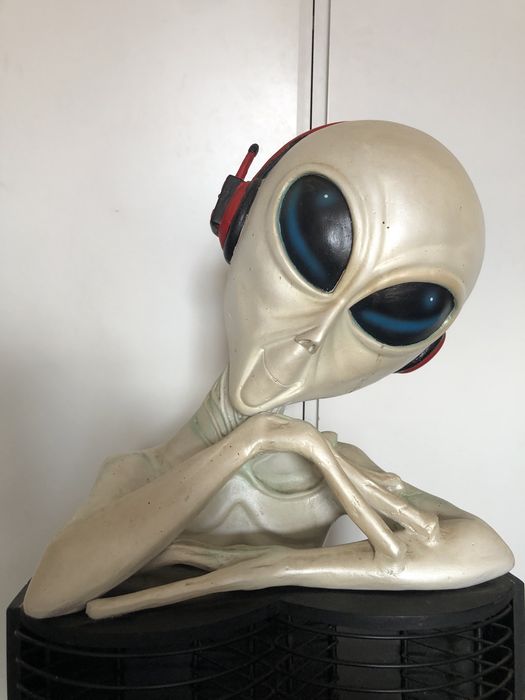 Stojak na płyty CD space age vinage