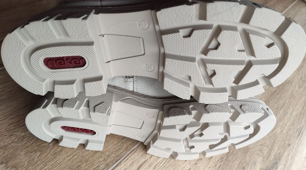 Rieker nowe śniegowce beżowe 38