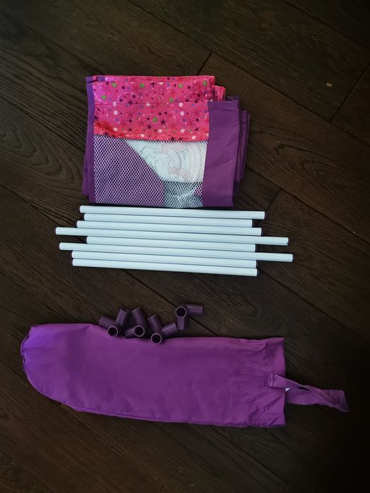 łóżeczko turystyczne dla lalek składane