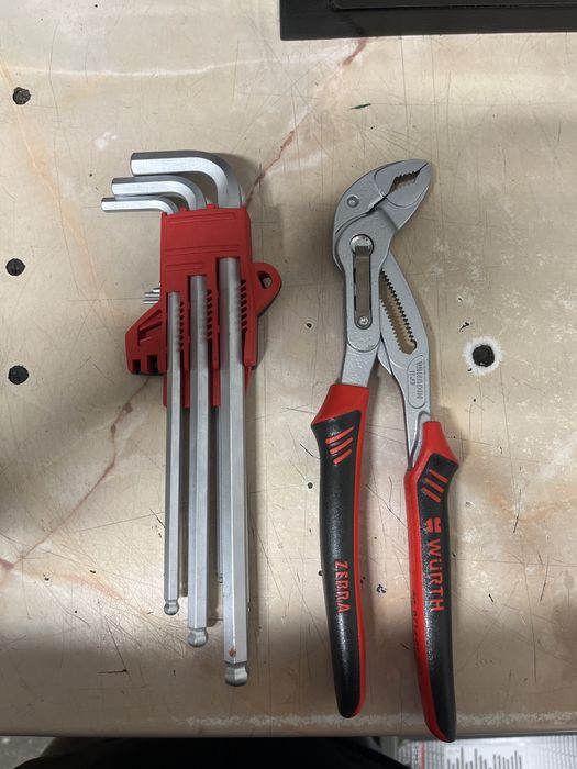 Wurth klucze imbusowe długie, klucz nastawny do rur