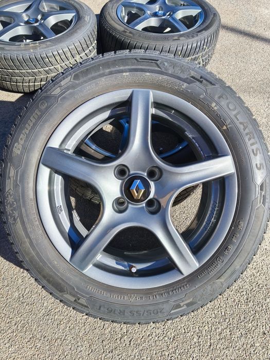 Колеса Renault Megane Scenic Clio Dokker Lodgy Zoe Sandero Stepway Logan KIA Rio Hyundai Accent i20 Suzuki Opel R16(4*100)+205/55/16 шини зимові Barum